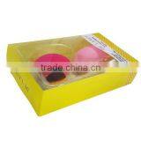 3 in 1 Professional Nylon Hair Oval 2016 Foundation Oval Toothbrush Makeup Brush With Sponge Brush