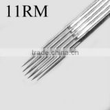 50pcs Disposable Stainless Steel Tattoo Needles 11RM HN1664