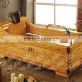 Wooden Bathtub for Two Persons Cedar Material thumbnail-1