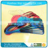 Hot selling Velvet clear plastic hangers With color box