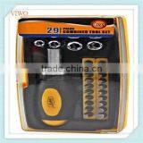 2015 29pcs Ratchet Screwdriver Bit Set Rachet Set thumbnail-1