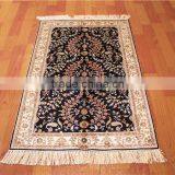 guangzhou factory whosale handmade silk carpet persian rug muslim prayer rug