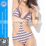 The Latest Chevron USA Bikini Swimwears, Sexy One Piece Swimsuit thumbnail-1