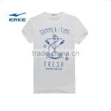 ERKE Summer Man Casual t Shirt Round Neck Cotton t Shirt for Boy Cheap t Shirt Short Sleeve t Full Cotton Wholesale/OEM thumbnail-5
