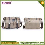 China Manufacturer Best Brand OEM Laptop Men Canvas Messenger Bag thumbnail-2