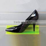 Factory Direct Price PMMA Fluorescent Acrylic Shoe Display for Market
