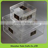 Wholesale Sweety Valentine's Day Acrylic Flower Case Dustproof Rose Box thumbnail-3
