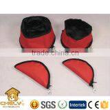 Various Color and Shape Pet Food Bowl With High-end Fabric, Tape and Zipper thumbnail-2