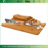 3 Piece Bamboo Cutting Board Set, For Meat & Veggie Prep, Serve Bread, Crackers & Cheese, Cocktail Bar Board thumbnail-2