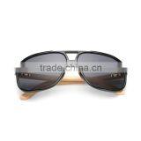 Free Sample 2016 Newest Vintage Bamboo Sunglasses With Colorful Lenses thumbnail-2
