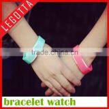 Cheap Price Wholesale Colourful Fashional Led Geneva Silicone Watch thumbnail-3