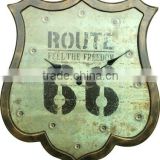 Interior Decoration Antique Metal Wall Clock For The Home