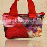 Cotton Cosmetic Bag With Handles thumbnail-1