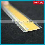 Displayed Plastic Shelf Rails With Adhesive Tape