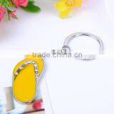 New Summer Fashion Sunglasses Keychain Wood Glasses Alloy Keychain Slipper Alloy Custom Keychain thumbnail-5