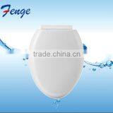 White Elongated PP Plastic Soft Close Damper Toilet Seat Cover