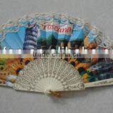 Promotional Plastic With Fabric Spanish Fan thumbnail-1