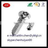 Double Guarantee Type Anti Theft Anti Tamper Security License Plate Metal Screws thumbnail-6