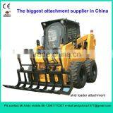 Grass Fork Grapple for Skid Steer Loader (bobcat Attachment)