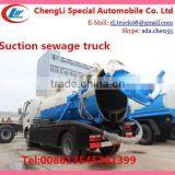 sewage pip cleaning truck,garbage suction truck sale 5000L