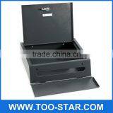 355x315x85mm Black Post Letter Box Mail Box Lockable Stainless Steel Wall Mount Mail Boxes thumbnail-1