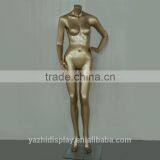 New Painting Gold Sexy Female Headless Mannequin for Window Display