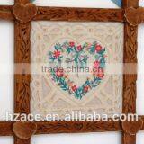 Gift for Her Wooden Frame With Heart and Flowers thumbnail-3