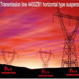 MEGATRO 500KV Transmission line 4400ZB1 horizontal type suspension tower