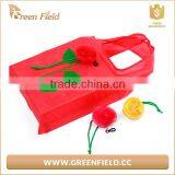 Folding Dacron Polyester Tote Bag for Shopping With Infront Rose Pocket/briefcase Tote Bag thumbnail-5