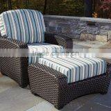 2017 Plastic Garden Furniture Charles Lounge Chair With Ottoman Rattan thumbnail-1