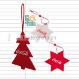 Nonwoven Fabric Made Ornaments on Santa Trees thumbnail-3