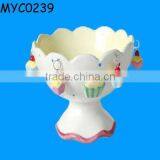 Decorative Party Favor Ceramic Cake Stand Handles thumbnail-1