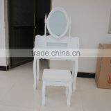 K/D Makeup Desk With Mirror / K/D Wooden Dresser thumbnail-3