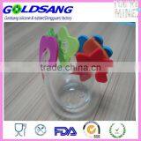 Heart Shape Silicone Wine Glass Markers thumbnail-3