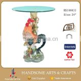 glass coffee table resin table glass