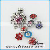 DIY Custom Snap Charm Wholesale Crystal Snap Button Jewelry thumbnail-2