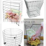Chrome Plate Wire Towel Basket YZ4118C thumbnail-3