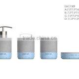 Bathroom Accessories Set Bath Soap Dispenser, Tooth Brush Holder, Soap Tray and Toilet Brush Holder thumbnail-4