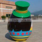 Egg Girl Mascot Figurine for Easter or Park Decoration thumbnail-3