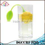 Food Grade Reusable Silicon Lemon Shape Tea Bag thumbnail-1