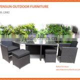 Hot Sales Synthetic Rattan Leisure Outdoor Furniture French Bistro Table Sets thumbnail-1
