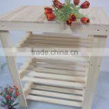 Foldable Modern Step Style Wood Decorative Flower Display Shelf thumbnail-5