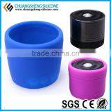 Silicone Rubber Round Shape Mini Wireless Blutooth Mini Louder Speaker Case Cover