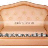 CREAM PU/WOODEN KID TWO SEATS CHESTERFIELD SOFA thumbnail-1