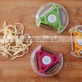 Creative Kitchen Tool 3 In 1 Fruit & Vegetable Round Peeler With Cute Design thumbnail-6