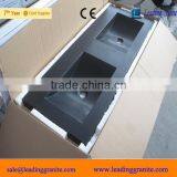 Black Honed Stone Trough Sink thumbnail-1