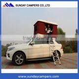 4x4 offroad aluminum pop up camper hard shell roof top tent car