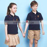Summer Short Sleeve Kids Polo School Uniform Latest Designs thumbnail-5