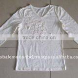 Cute Design Soft Fabric Kids High Quality T-shirt, Fancy Fashionable Cotton Lycra Girls Exclusive T-shirts thumbnail-1