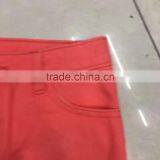 China Stock Garment Suppliers Branded Girls Stretch Denim Shorts thumbnail-3
